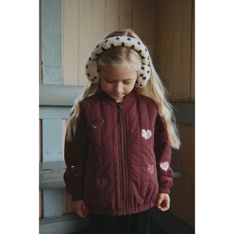 Konges Sløjd Decadent Chocolate Juno Sequin Bomber Jacket