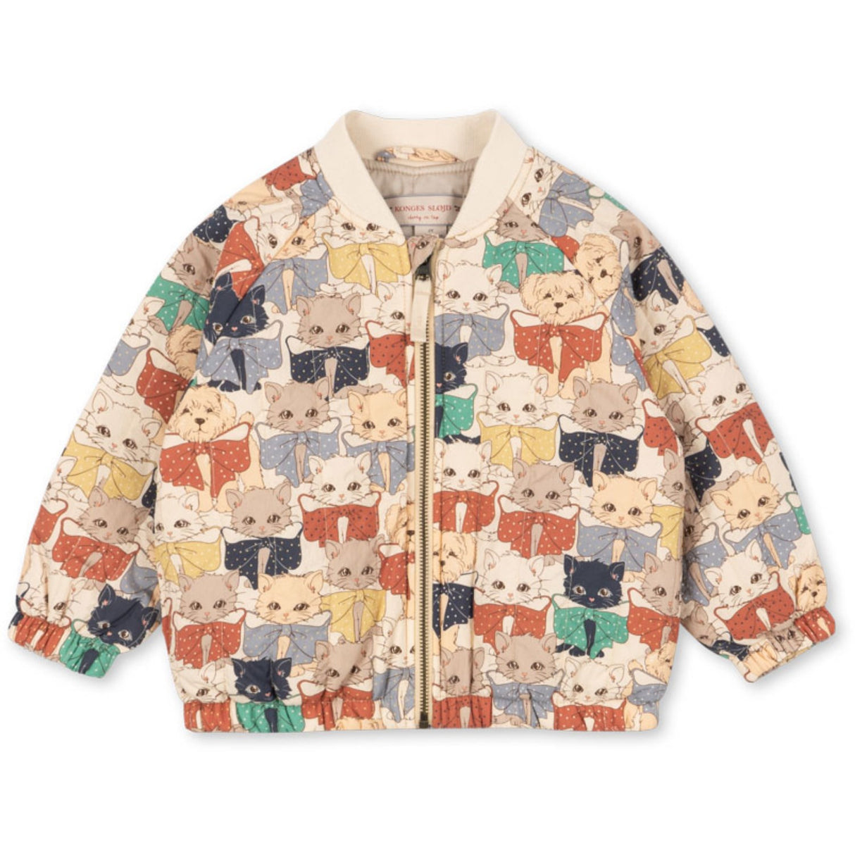 Konges Sløjd Like Cats And Dogs Juno Printed Bomber Jacket