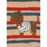 Konges Sløjd Tangerine Stripe Jody Embroidery Teddy Jacket Grs