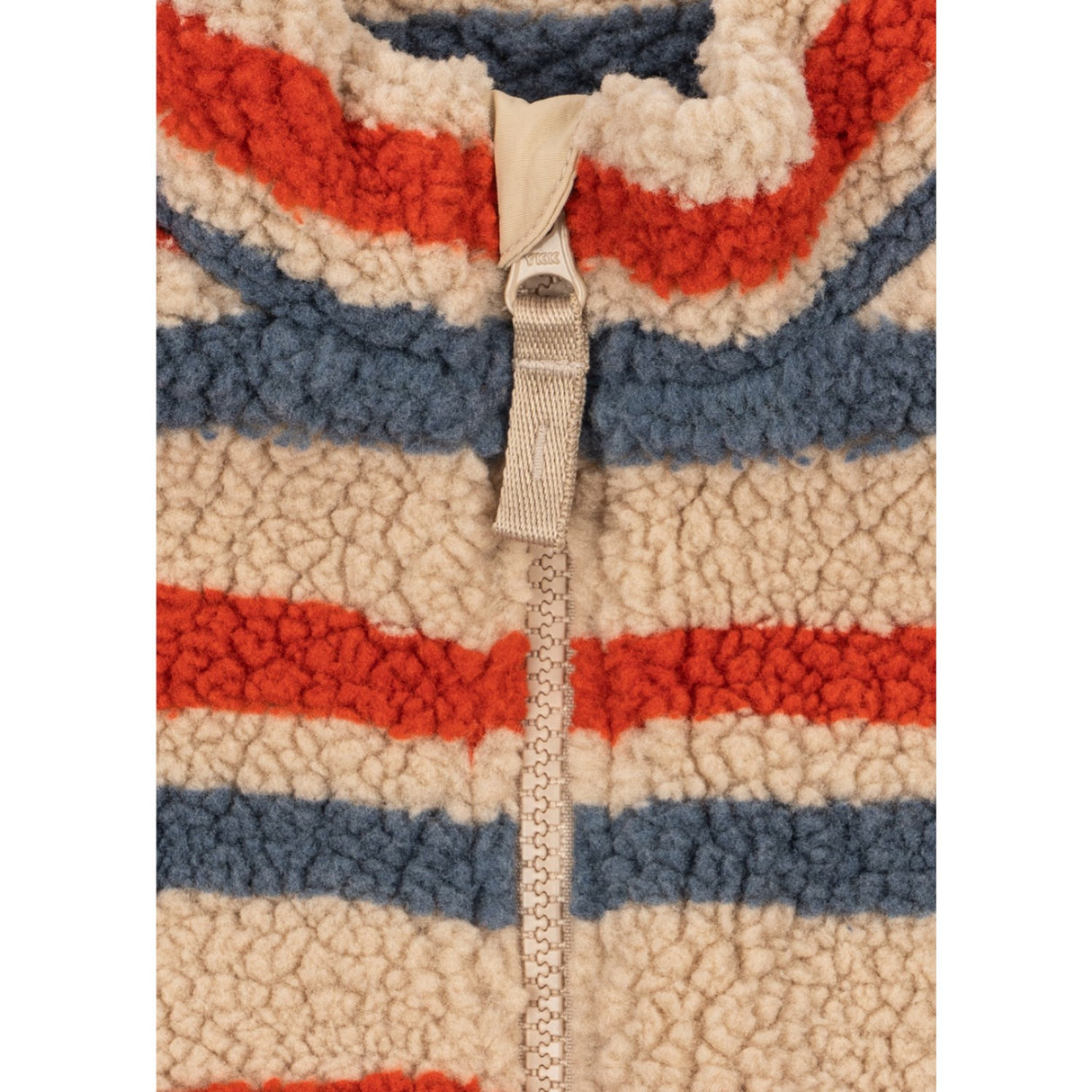 Konges Sløjd Tangerine Stripe Jody Embroidery Teddy Jacket Grs