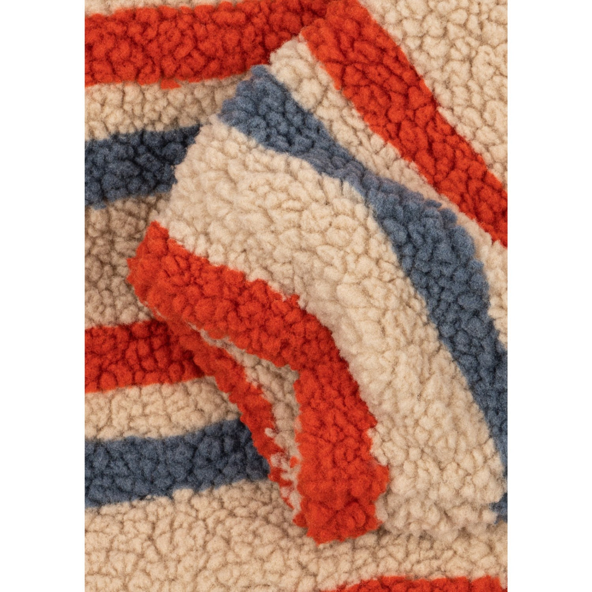 Konges Sløjd Tangerine Stripe Jody Embroidery Teddy Jacket Grs
