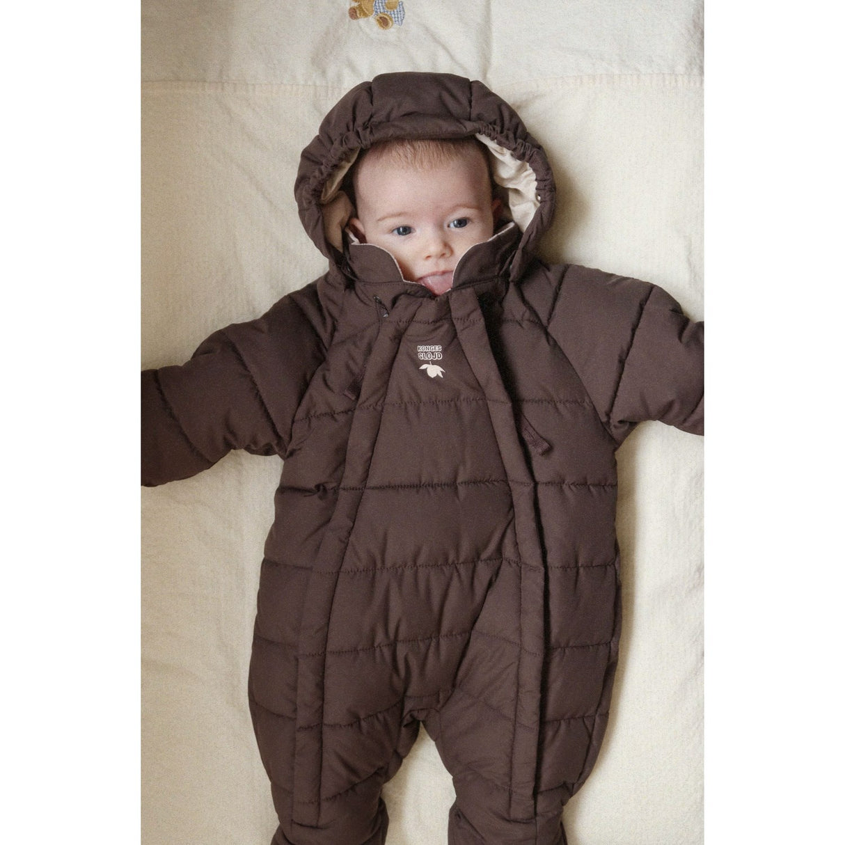 Konges Sløjd Chocolate Brown Alpi Baby Suit Grs