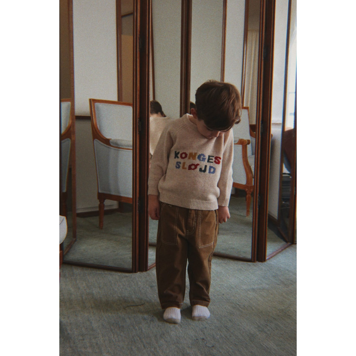 Konges Sløjd Off White Billi Knit Sweater