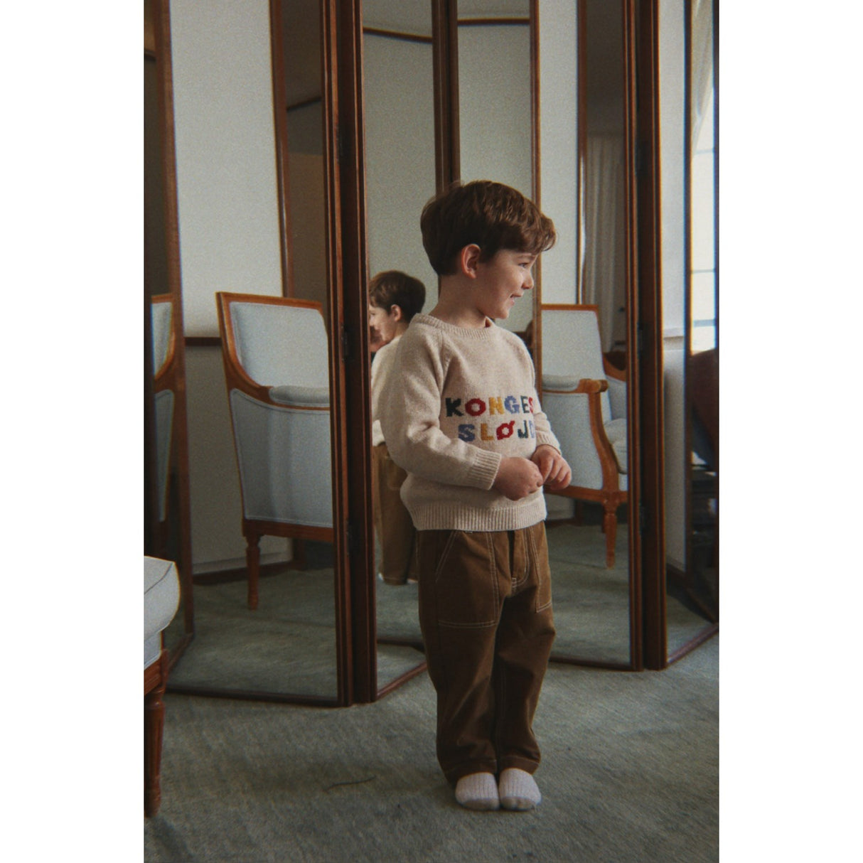 Konges Sløjd Off White Billi Knit Sweater