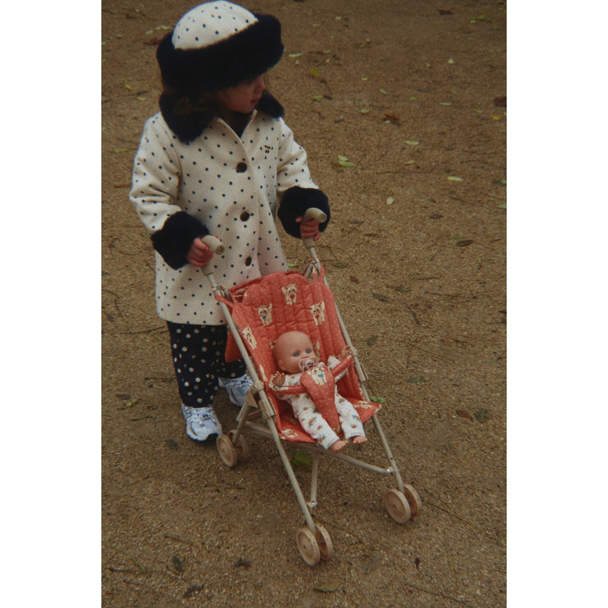 Konges Sløjd Ciao Miao Rose Doll Stroller