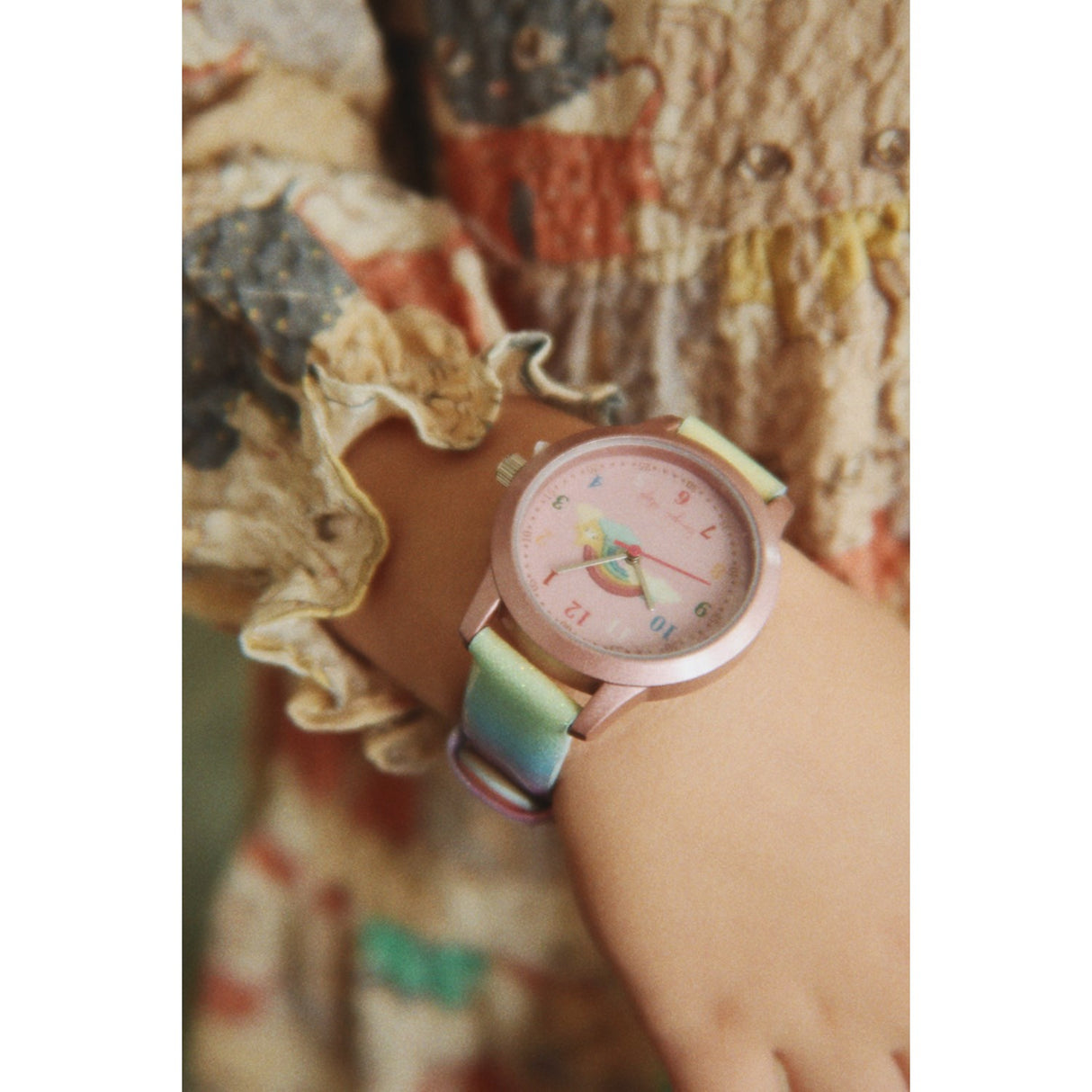 Konges Sløjd Rainbow Glitter Kids Watch Rainbow