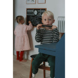 Petit Piao Trekking Green Multistriped Ppsong Blouse