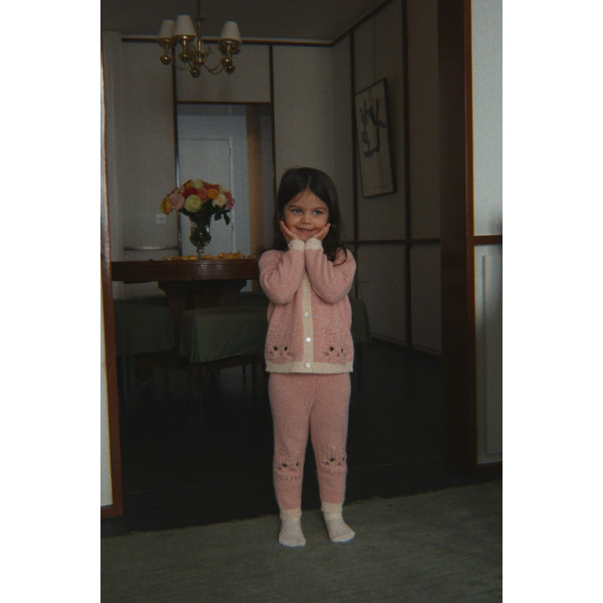 Konges Sløjd Silver Pink Kitty Cardigan