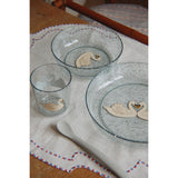 Konges Sløjd Swan Blue Sparkly Dinner Set