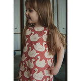 Konges Sløjd Swan Rose Magot Bow Dress Gots