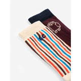 Bobo Choses Red Curious Owl Socks Pack