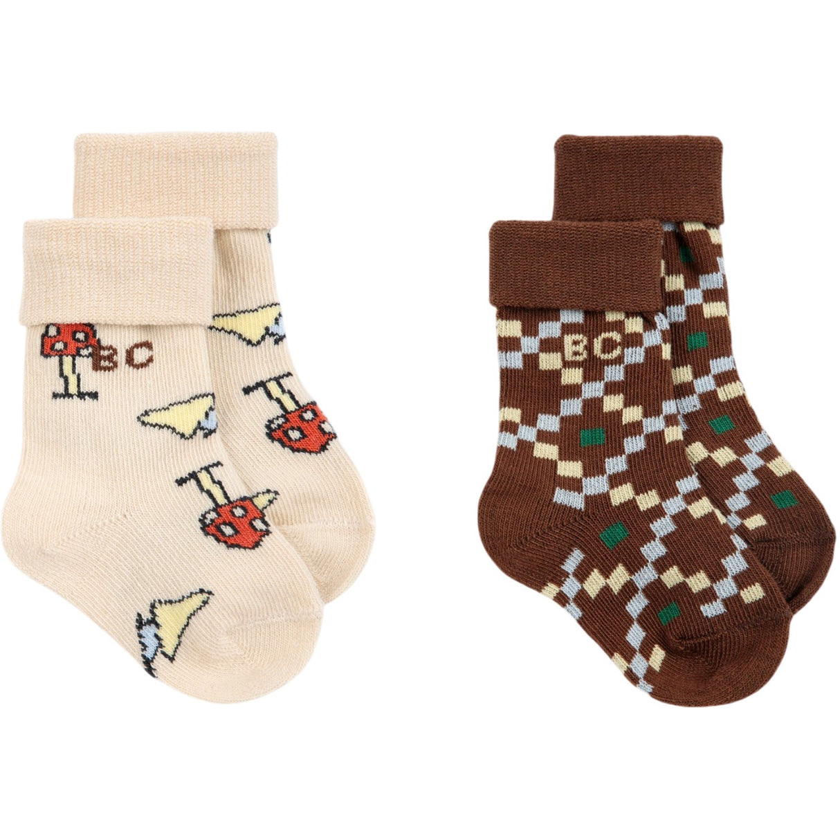 Bobo Choses Multicolor Mush Monster Duo Socks Pack