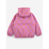 Bobo Choses Fuchsia Almost Moiré All Over Reversible Anorak