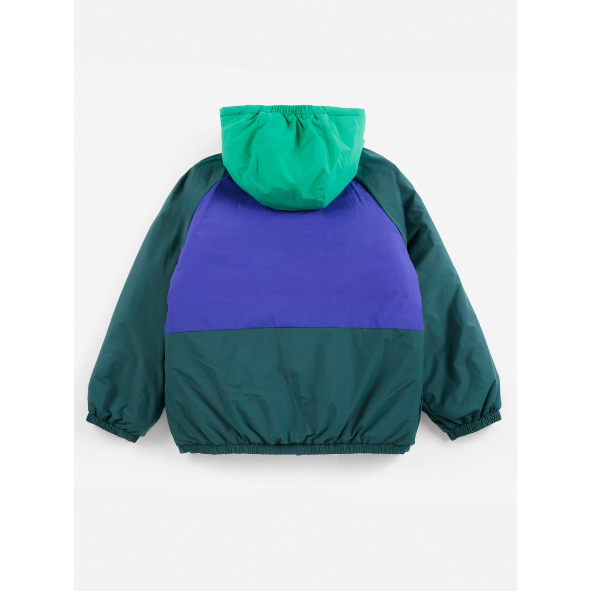 Bobo Choses Navy Blue Almost Moiré All Over Reversible Anorak