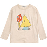 Bobo Choses Beige Mush Monster Duo T-Shirt