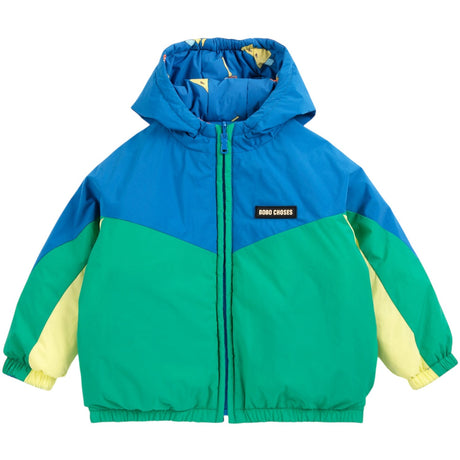 Bobo Choses Blue Mush Monster Duo All Over Reversible Anorak