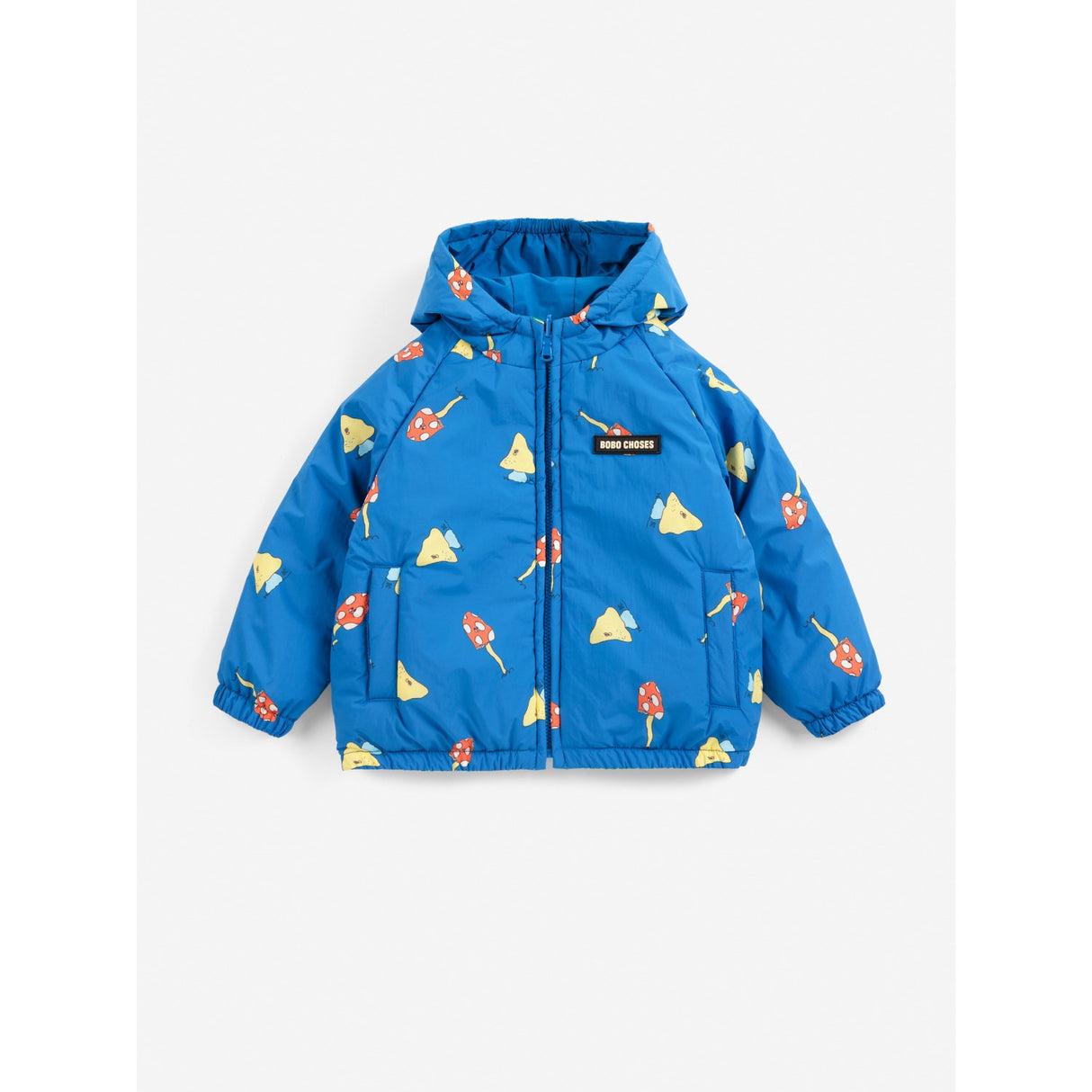 Bobo Choses Blue Mush Monster Duo All Over Reversible Anorak