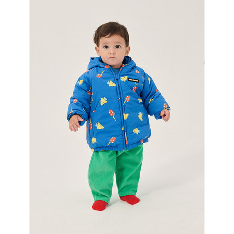 Bobo Choses Blue Mush Monster Duo All Over Reversible Anorak