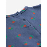Bobo Choses Navy Blue Stamp Bloom All Over Fleece Dress