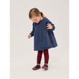 Bobo Choses Navy Blue Stamp Bloom All Over Fleece Dress