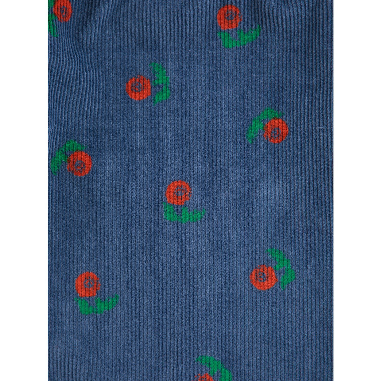 Bobo Choses Navy Blue Stamp Bloom All Over Corduroy Pants