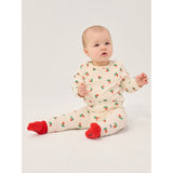 Bobo Choses Offwhite Stamp Bloom All Over Leggings