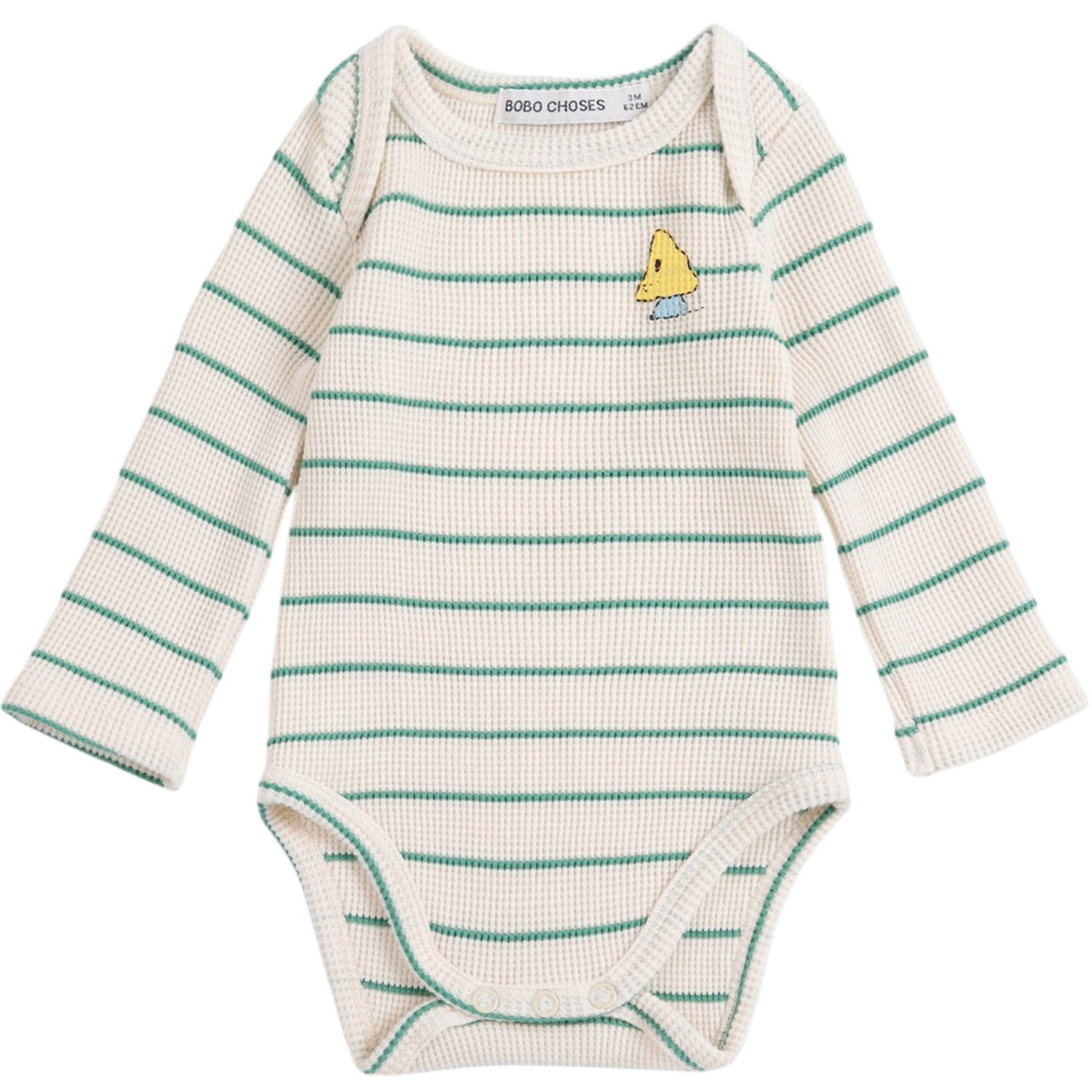 Bobo Choses Offwhite Mush Monster Stripes Body