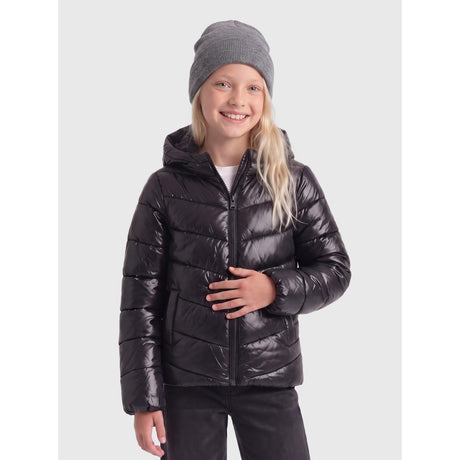kids ONLY Black Kogkajsa Light Quilt Hood Jkt Otw Noos