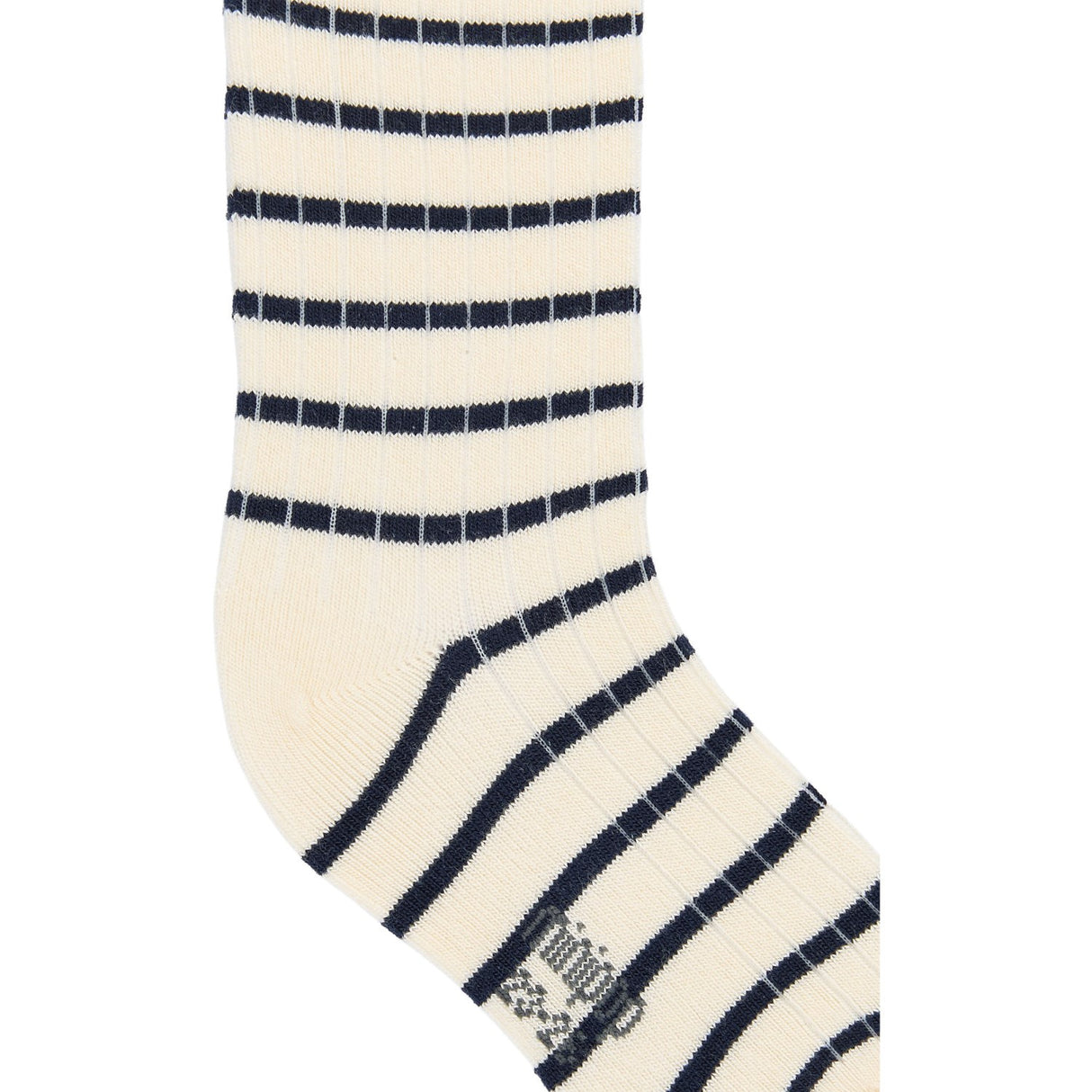 minipop® Navy/Off White Minipop Bamboo Socks Stripe