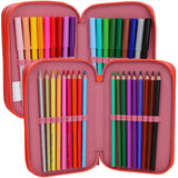 TOPModel Pin It Trippel Pencil Case With Silicone Charms