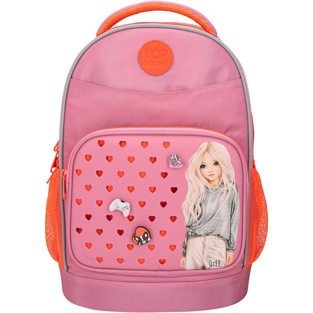 TOPModel Pin It Skolerygsæk With Silicone Charms