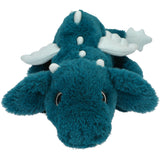 Dino World + Action Petrol Snukis Drage Plush With Glitter Wings