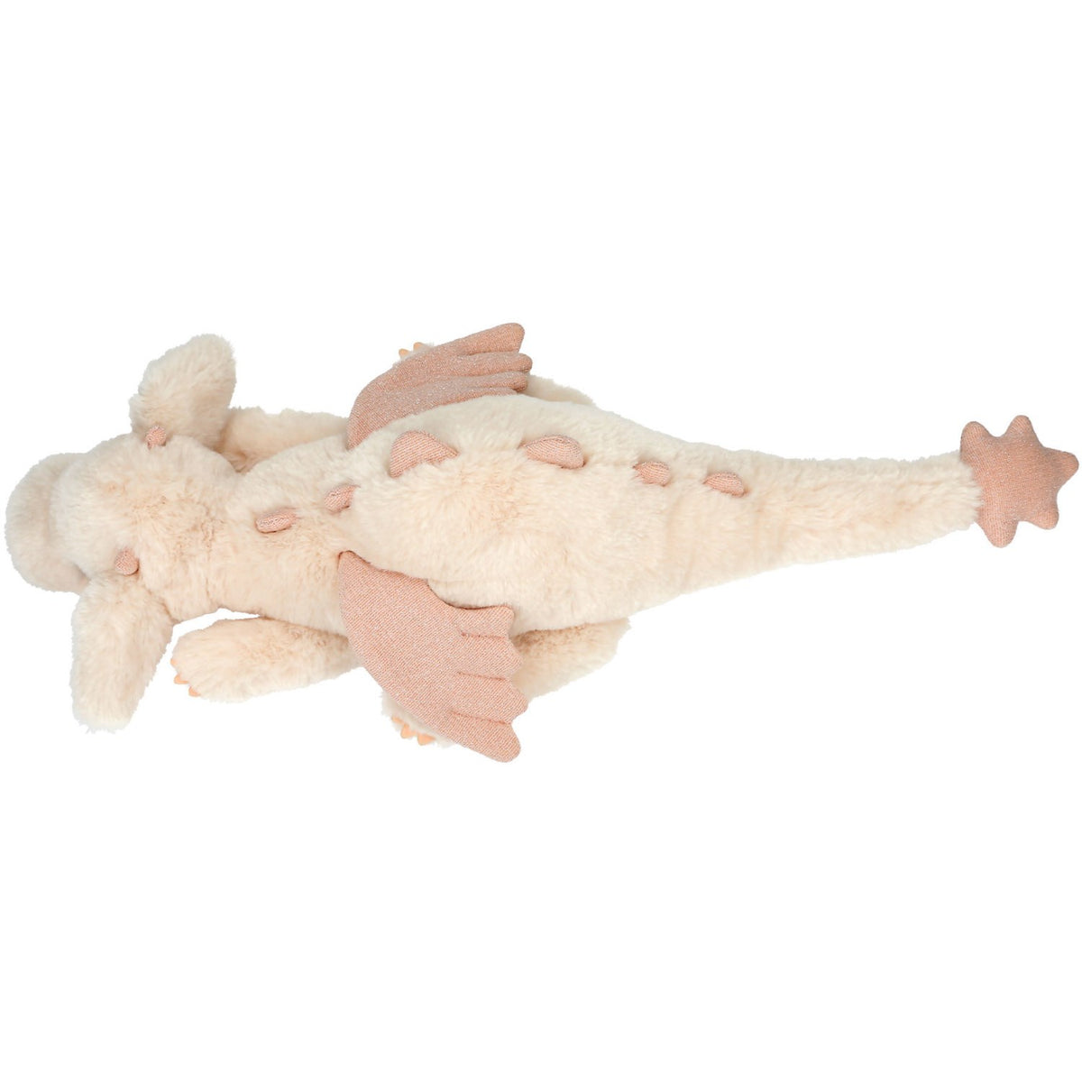 Dino World + Action Abricot Snukis Drage Plush With Glitter Wings