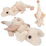 Dino World + Action Abricot Snukis Drage Plush With Glitter Wings