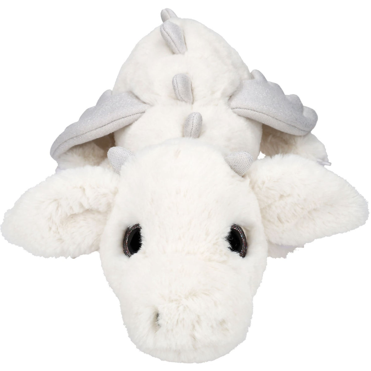 Dino World + Action White Snukis Drage Plush With Glitter Wings 65 Cm