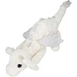 Dino World + Action White Snukis Drage Plush With Glitter Wings 65 Cm