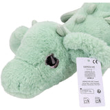 Dino World + Action Light Green Snukis Drage Plush With Gold Glitter Wings 65 Cm