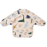 LIEWOOD Dino Roar / Sandy Merle Printed Cape Bib