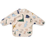 LIEWOOD Dino Roar / Sandy Merle Printed Cape Bib