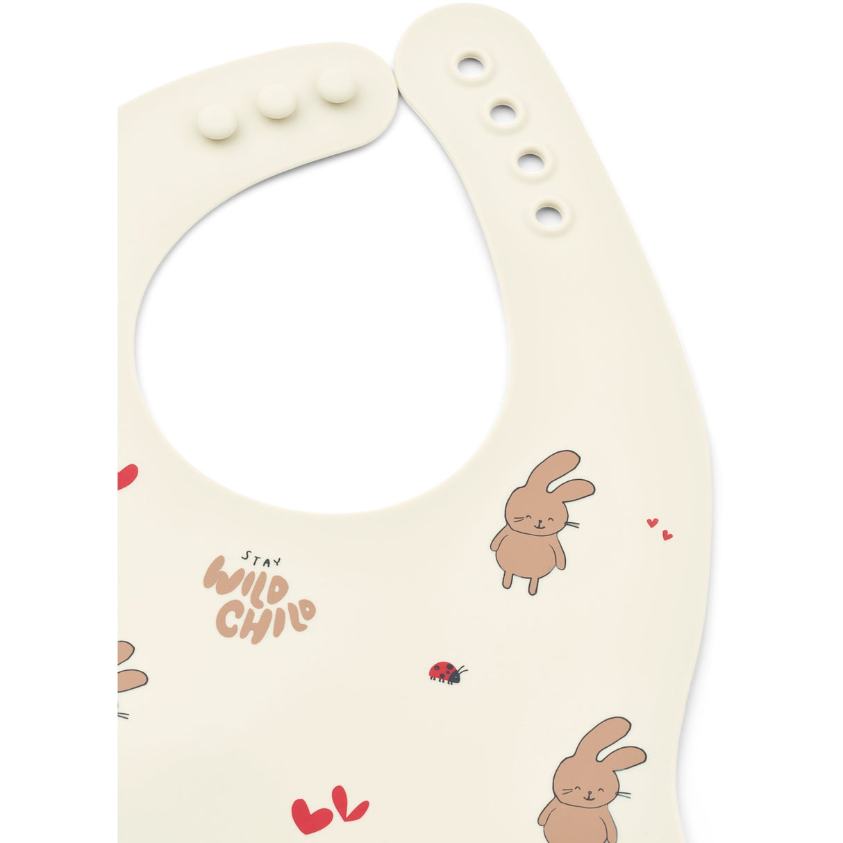 LIEWOOD Wild Child / Rosey Ember Printed Bib 2-pack