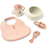LIEWOOD Wild Child / Rosey Mileah Baby Mealtime Set