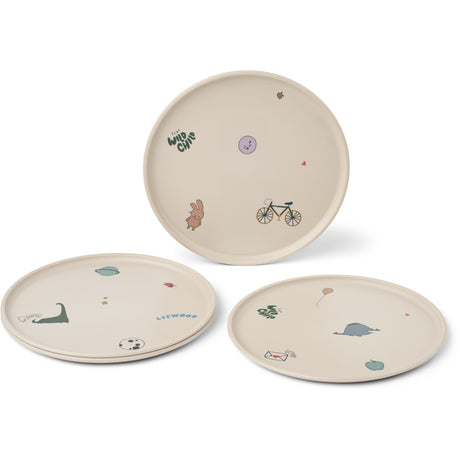 LIEWOOD Tamtam / Sandy Remco Plate 4-Pack