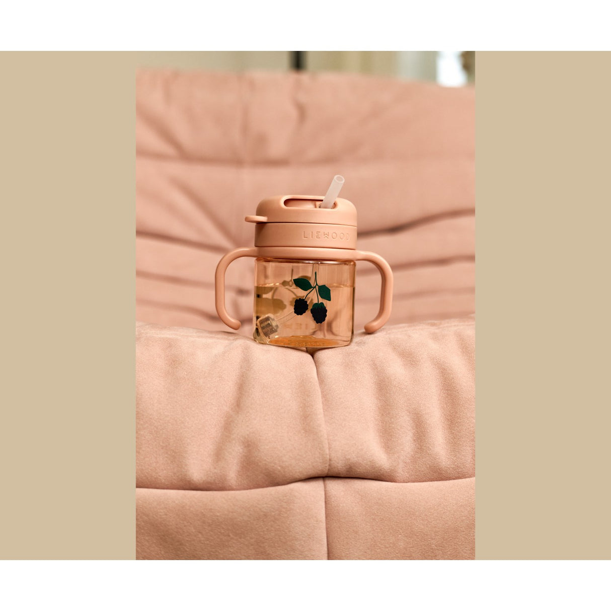 LIEWOOD Berry / Pale Tuscany Kai Tritan Straw Cup 280ml