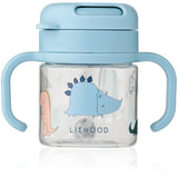 LIEWOOD Dino Roar / Sandy Kai Tritan Straw Cup 280ml