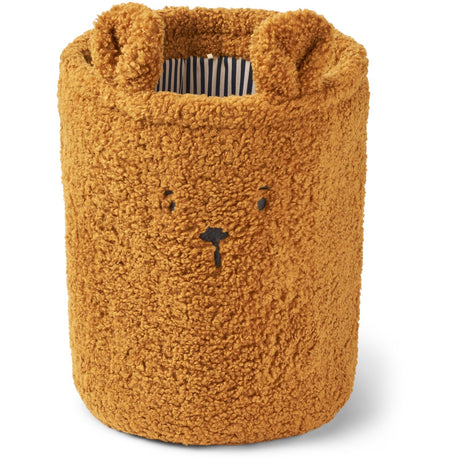 LIEWOOD Golden Caramel Morley Bear Pile Basket