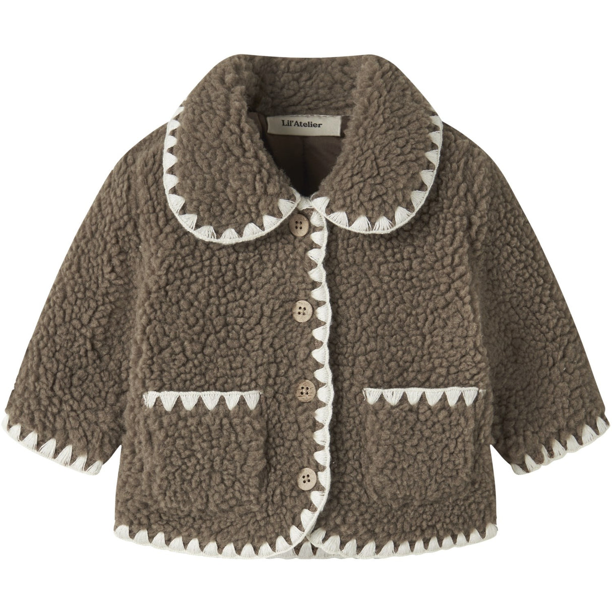 Lil'Atelier Shitake Nbflajo Loose Jacket Lil