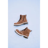 Ecco Camel Grainer K Lace Up Boot