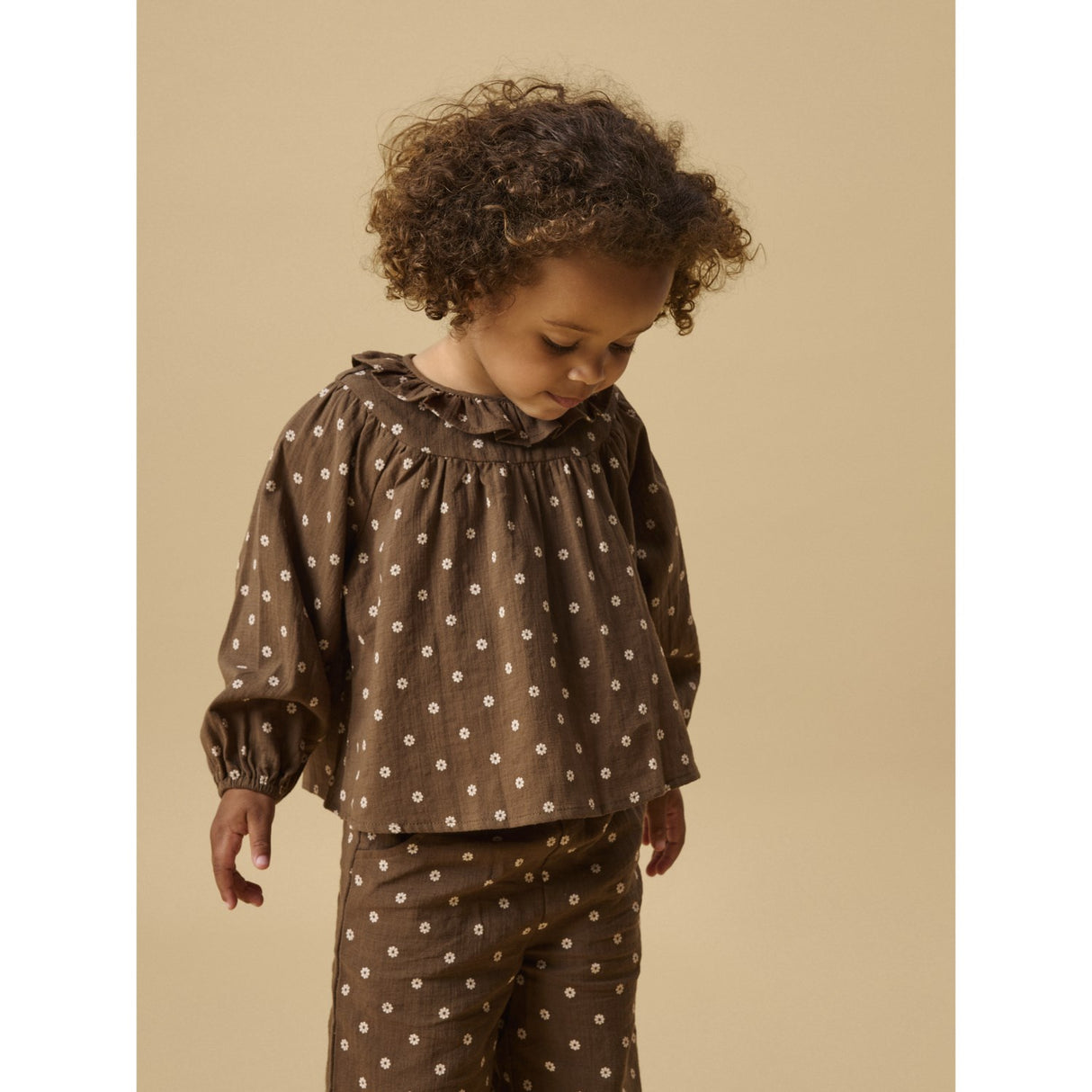 Lil'Atelier Teak Nmfhulla Ls Loose Shirt Lil