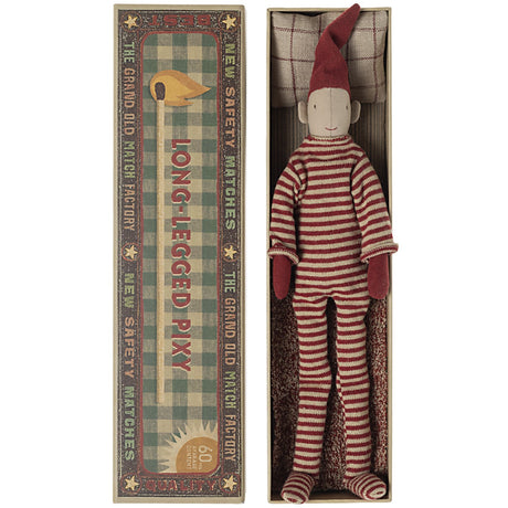 Maileg Long legged pixy in matchbox, Small