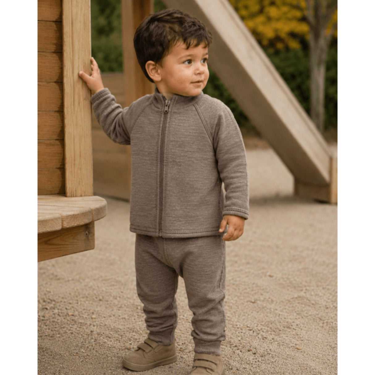 Smallstuff Nature Melange Pants Merino Wool Fleece